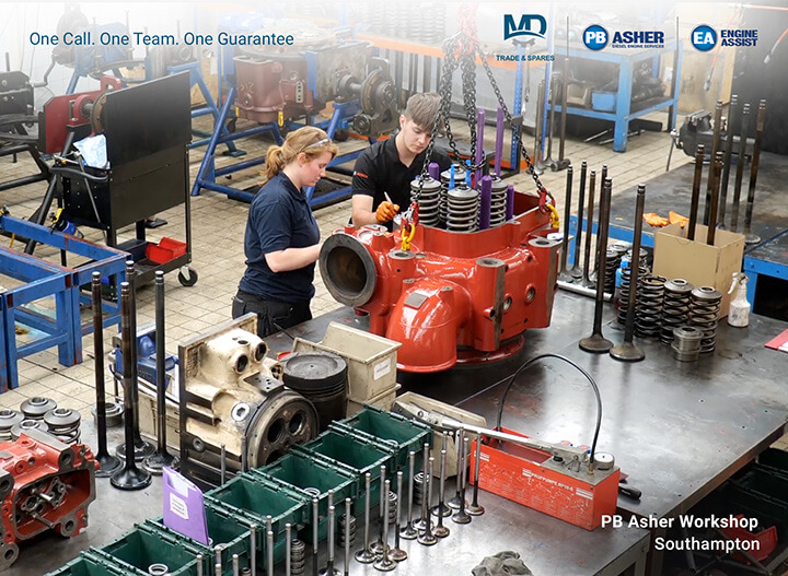 Our location in Southampton: PB Asher Workshop. Our Germany location: Spare parts warehouse. Rotterdam location: busiest port in Europe. Southampton: major hub for cruise, Roro and container traffic in the UK and English Channel. With Engine Assist now part of our group in Rotterdam and PB Asher operating out of Southampton, MD Trade & Spares has engineering capability in two of Europe's most strategically important maritime hubs.
Spare parts for MAN 48/60 engines
Spare parts for MAN 58/64 engines
Spare parts for MAN 51/60 engines
Spare parts for Pielstick engines
Spare parts for Pielstick PC2.5 engines
Spare parts for Pielstick PC2.6 engines
Spare parts for Pielstick PC2.2 engines
Engine spares MAN 48/60
Engine spares MAN 51/60
Engine spares MAN 58/64
Engine spares Pielstick PC2.2
Engine spares Pielstick PC2.5
Engine spares Pielstick PC2.6
MAN 48/60 engine spares
MAN 51/60 engine spares
MAN 58/64 engine spares
Pielstick PC2.2 engine spares
Pielstick PC2.5 engine spares
Pielstick PC2.6 engine spares
MAN 48/60 spare parts
MAN 51/60 spare parts
MAN 58/64 spare parts
Pielstick PC2.2 spare parts
Pielstick PC2.5 spare parts
Pielstick PC2.6 spare parts