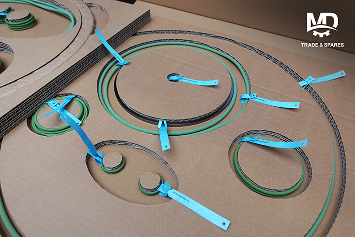 Gasket sets suitable for the MAN 48/60 A. Gasket sets for the cylinder heads of MAN 48/60A engines. Ready stock for immediate delivery. easy installation with smart packaging and clearly labeled. Spare parts for MAN 48/60 engines. Engine spares MAN 48/60. MAN 48/60 engine spares. MAN 48/60 spare parts. Lower layer box