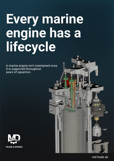 Your engine doesn't need support just once. It needs support throughout its life.
At MD Trade & Spares, we've evolved from a specialist spare parts supplier into a partner
supporting the entire lifecycle of your MAN 48/60, MAN 51/60, MAN 58/64 and Pielstick
engines. 
Spare parts for MAN 48/60 engines
Spare parts for MAN 58/64 engines
Spare parts for MAN 51/60 engines
Spare parts for Pielstick engines
Spare parts for Pielstick PC2.5 engines
Spare parts for Pielstick PC2.6 engines
Spare parts for Pielstick PC2.2 engines